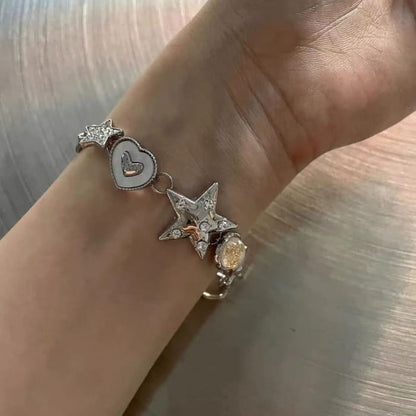 Chained Star Bracelet