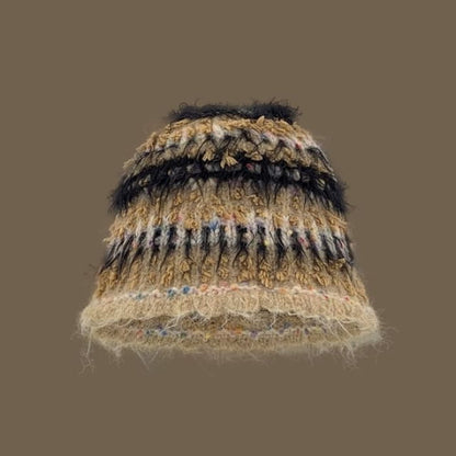 Chenille Knit Beanie - Khaki / One Size