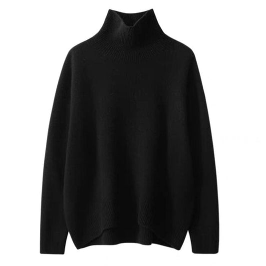 Chic Aesthetic Autumn Sweater - Free Size / Black - Sweaters