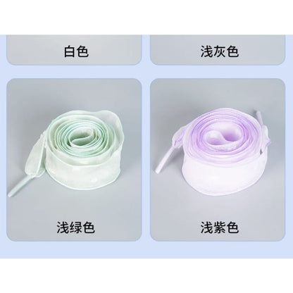 Chiffon Bow Ribbon Shoelaces