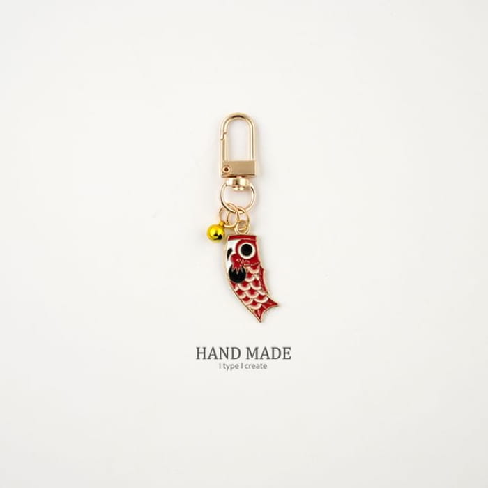 Chinese Koi Bag Charm / Key Ring / Phone Strap - #3