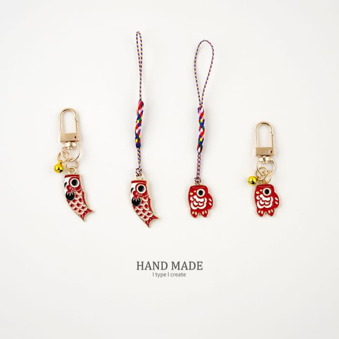 Chinese Koi Bag Charm / Key Ring / Phone Strap