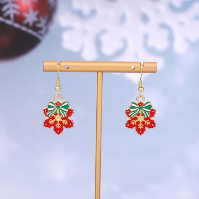 Christmas Cartoon Alloy Drop Earring - 1 Pair - E6219-19