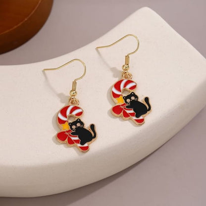 Christmas Cartoon Alloy Drop Earring - 1 Pair - E6219-4