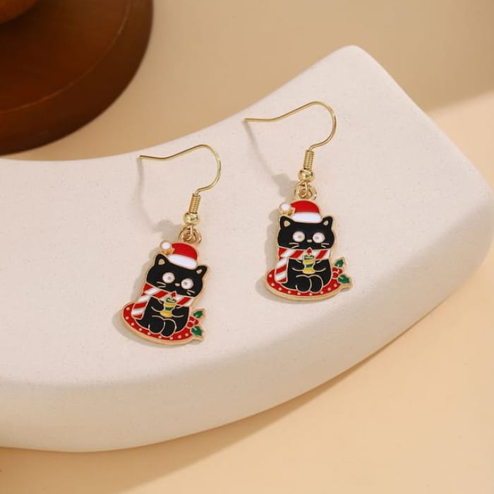 Christmas Cartoon Alloy Drop Earring - 1 Pair - E6219-5