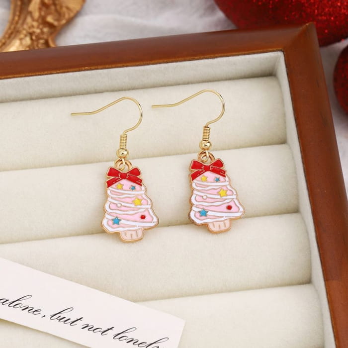 Christmas Cartoon Alloy Drop Earring