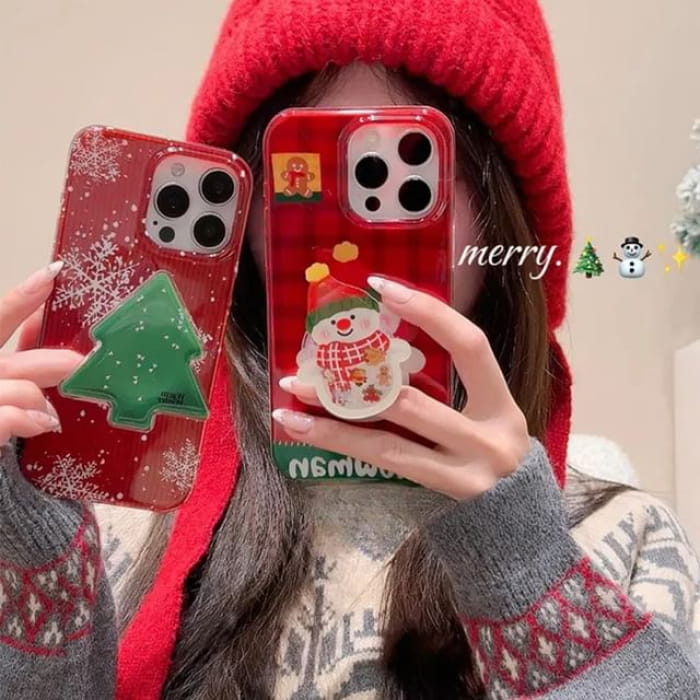 Christmas Snowman Phone Case - iPhone 16 Pro Max / Plus