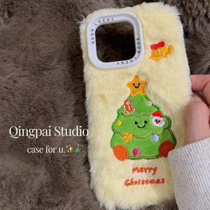 Christmas Tree Chenille Phone Case / Charm / Set - iPhone