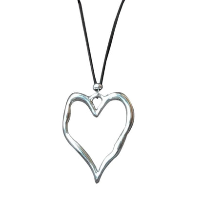 Chunky Big Heart Necklace