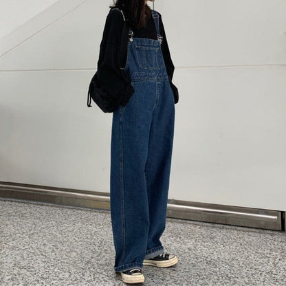 Classic Denim Overalls - S / Blue - Pants