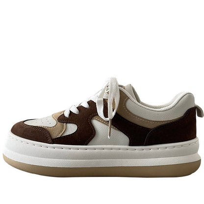 Coffee Cream Sneakers - EU35 (US5.0) / Brown