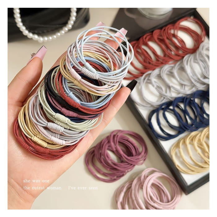 Color Hair Tie / Set