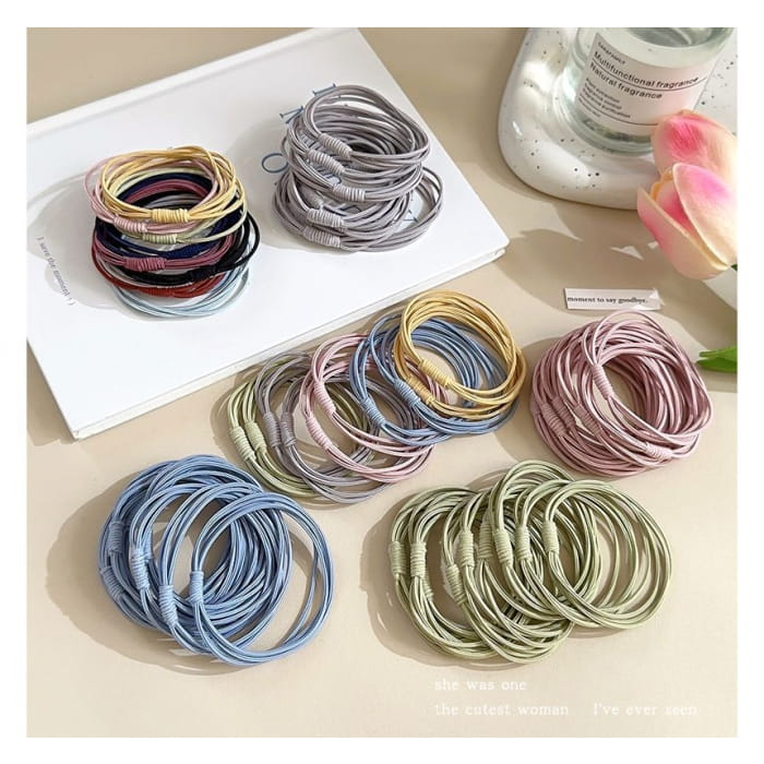 Color Hair Tie / Set