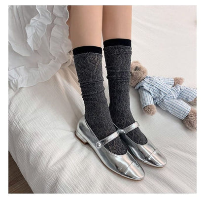 Contrast Trim Socks