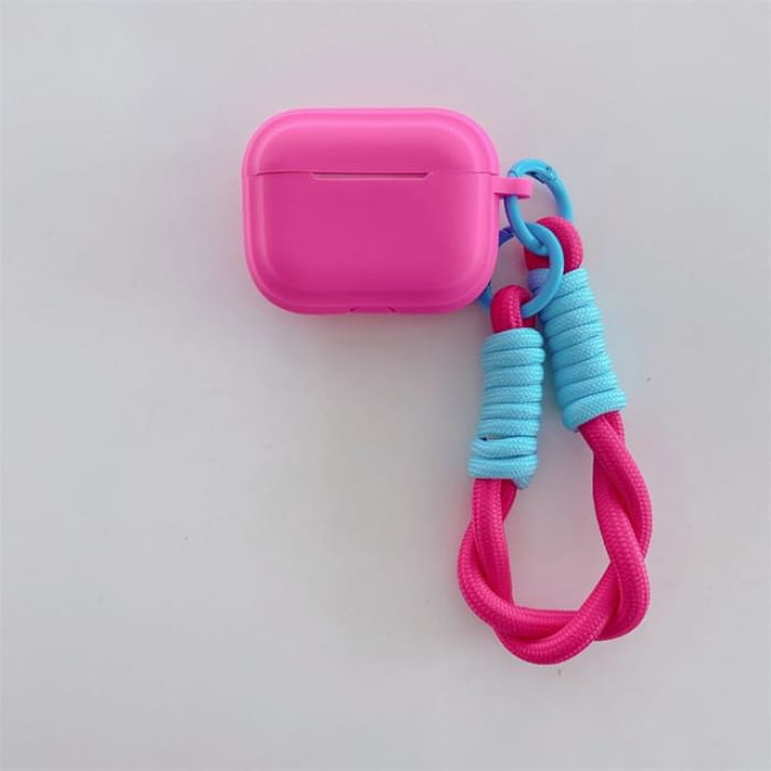 Cord Charm AirPods / Pro Earphone Case Skin - Rose Pink