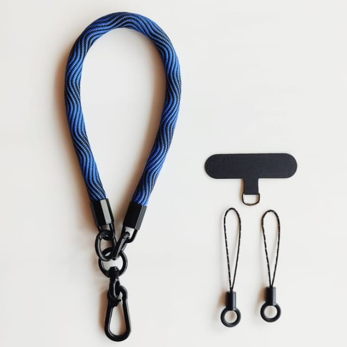 Cord Phone Strap with Lanyard Pad - 05-240406 - Dark Blue