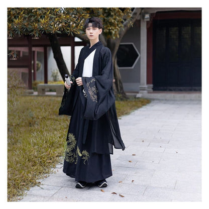 Couple Matching Embroidered Hanfu Jacket / Blouse / High