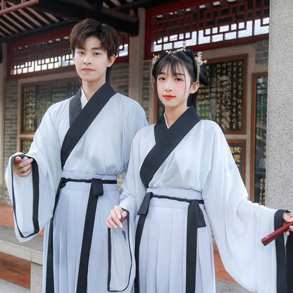 Couple Matching Embroidered Mesh Hanfu Jacket / Top / Long