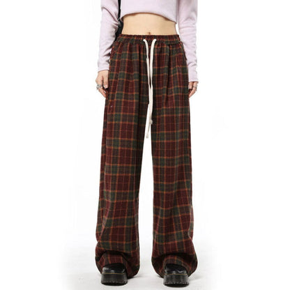 Cozy Vintage Plaid Pants