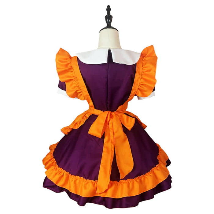 Cute Bow Knot Ghost Embroidery Maid Lolita Dress