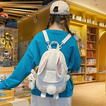 Cute Cartoon Bunny Ears Backpack