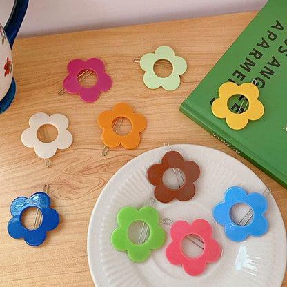 Cute Flower Hair Clips - Other