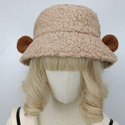 Cute Woolen Lolita Fisherman Hat