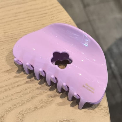 Cutout Hair Claw - Light Purple / One Size