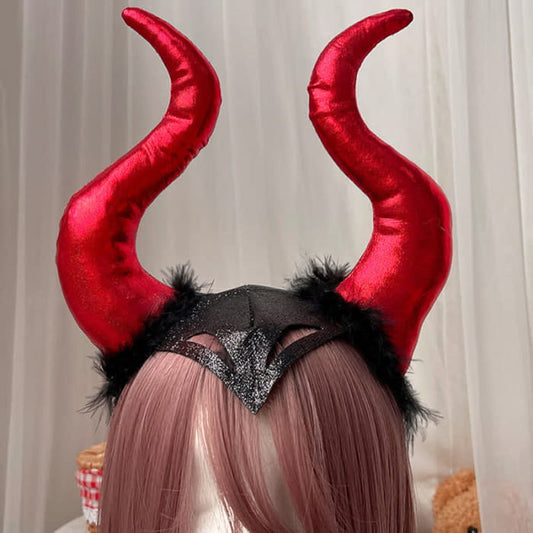 Demon Horn Headband Halloween Hair Accessory