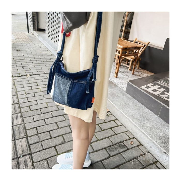 Denim Crossbody Bag