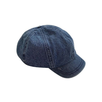 Denim Newsboy Cap