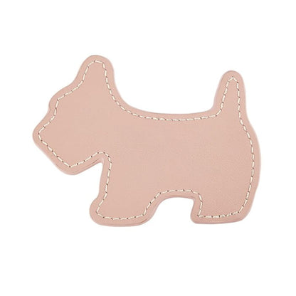 Dog Faux Leather Hair Clip (Various Designs)