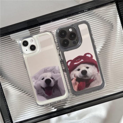 Dog Mirrored Phone Case - iPhone 15 Pro Max / Plus / 14