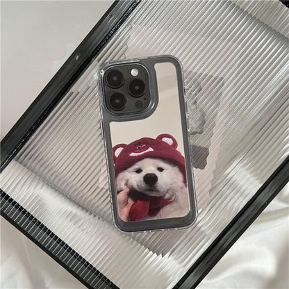 Dog Mirrored Phone Case - iPhone 15 Pro Max / Plus / 14