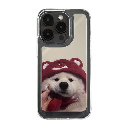 Dog Mirrored Phone Case - iPhone 15 Pro Max / Plus / 14