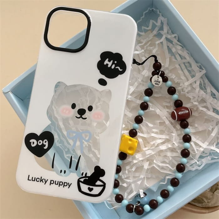 Dog Phone Case / Strap / Set - iPhone 15 Pro Max / Plus