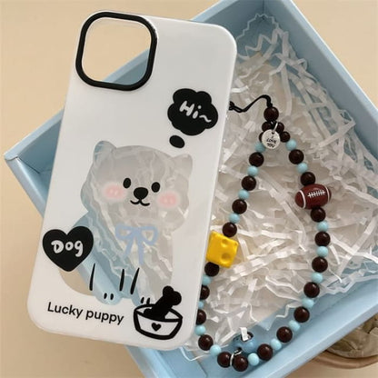 Dog Phone Case / Strap / Set - iPhone 15 Pro Max / Plus