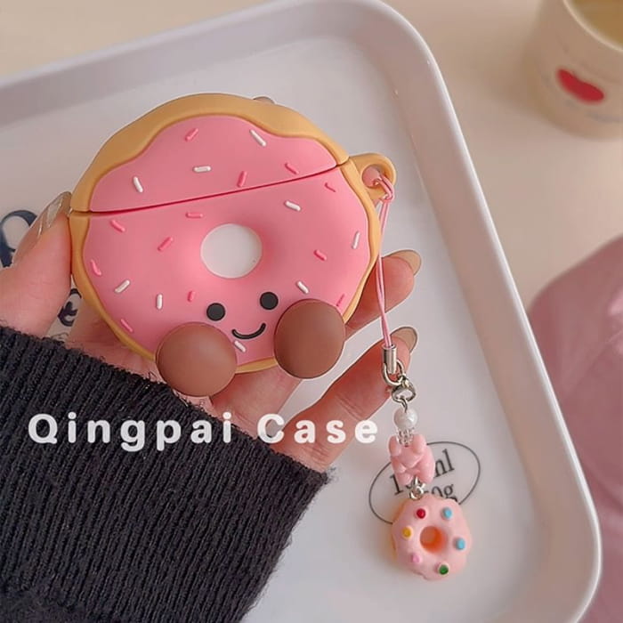 Donut Doll Chain Airpods / Pro Earphone Case - Accessories