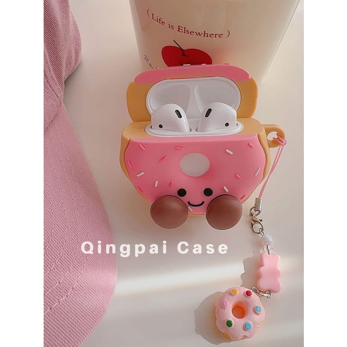 Donut Doll Chain Airpods / Pro Earphone Case - Accessories