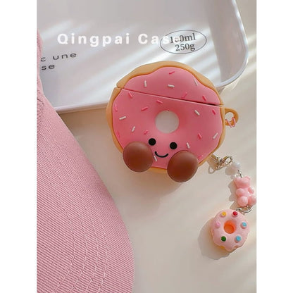 Donut Doll Chain Airpods / Pro Earphone Case - Accessories