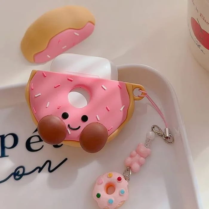 Donut Doll Chain Airpods / Pro Earphone Case - Accessories