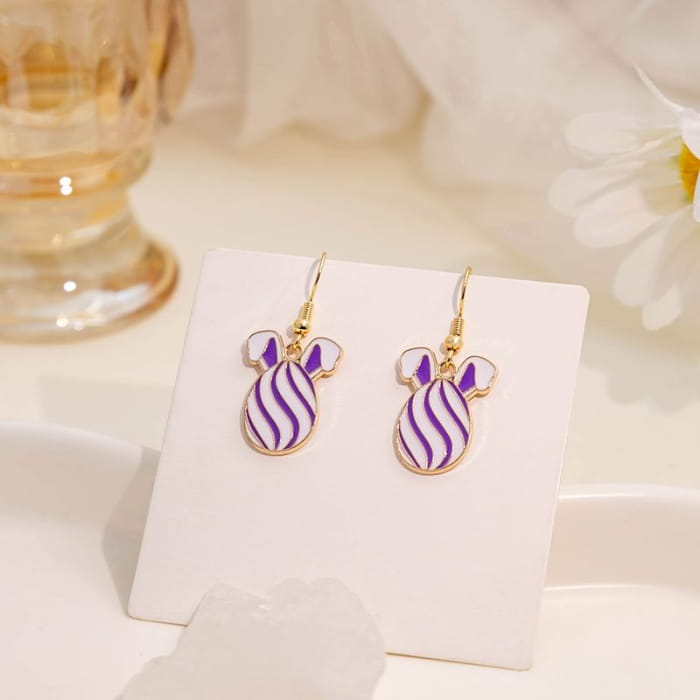 Easter Alloy Drop Earring - Accessories