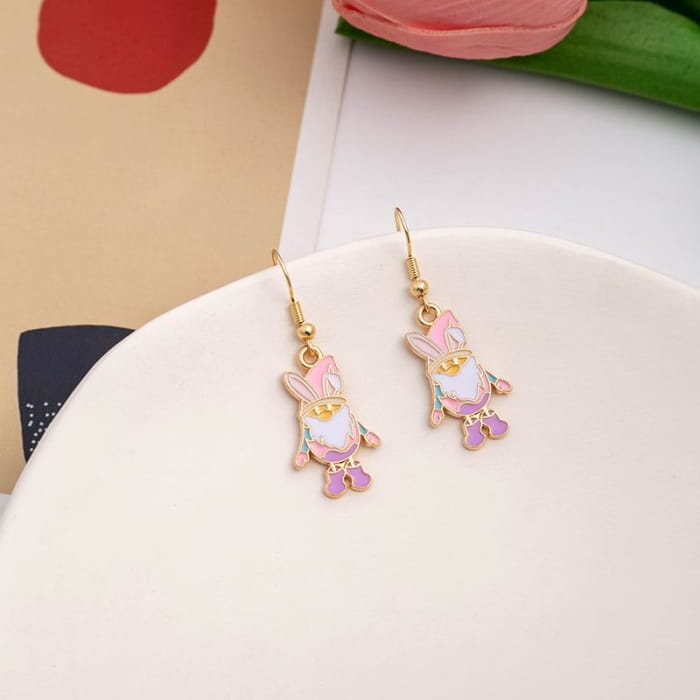 Easter Alloy Drop Earring - Accessories