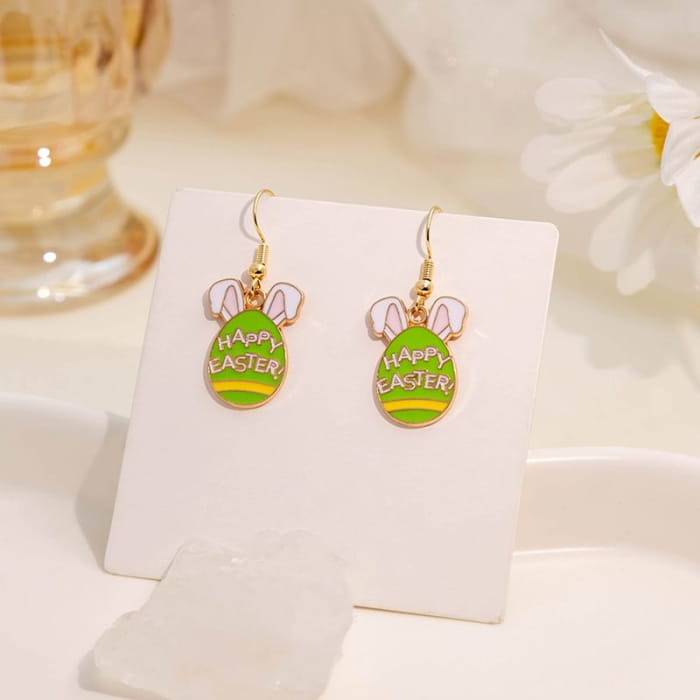 Easter Alloy Drop Earring - Accessories