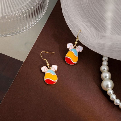 Easter Alloy Drop Earring - Accessories