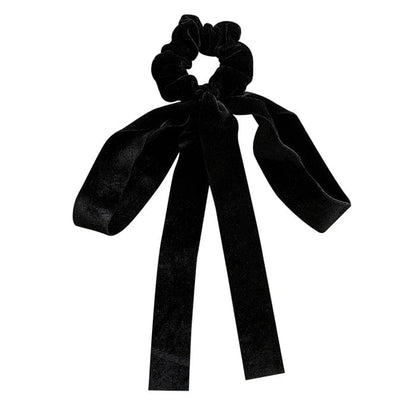 Elegant Black Velvet Hair Bow - Standart / Other