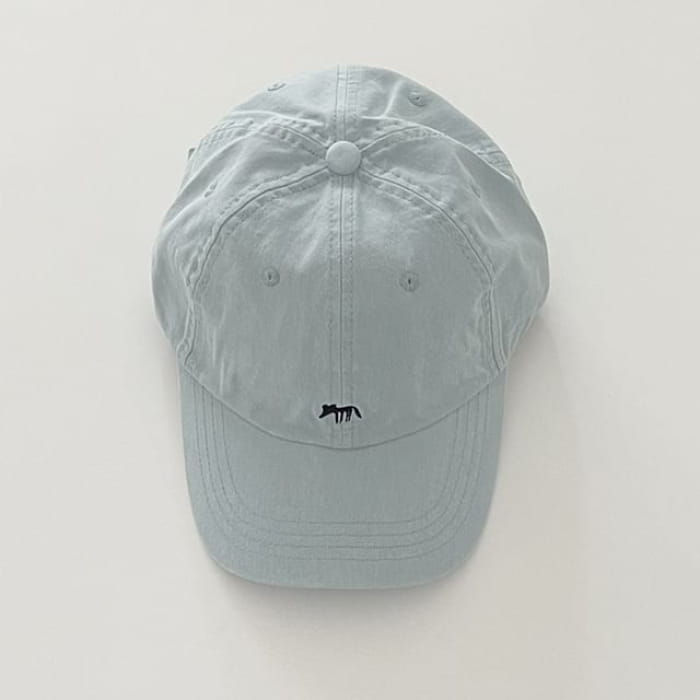 Embroidered Baseball Cap - Ash Blue / One Size - Hats