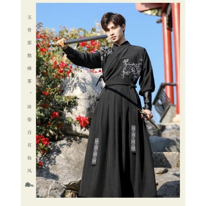 Embroidered Hanfu Costume / Forearm Panel / Set