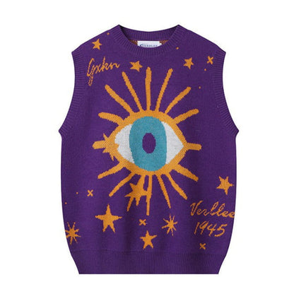 Eye Stars Aesthetic Vest