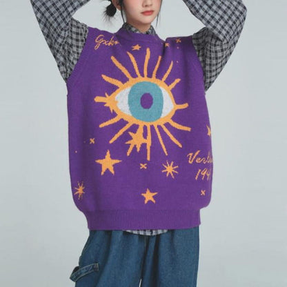 Eye Stars Aesthetic Vest